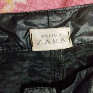 Zara Winter Leather Finish Trouser