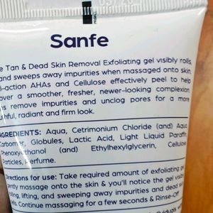 Sanfe Sealed Instant Tab Dead Skin Removal Exfolia