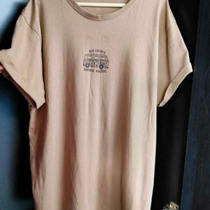 Back print Oversized Tshirt