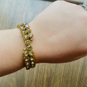 Adjustable Stone Studded Bracelet