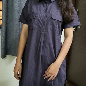 Brown Shirt Dress