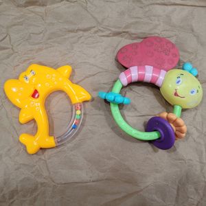 Rattles And Teether For Newborrn