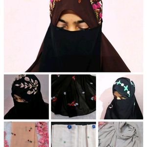 Hand Work Stole, Hijab