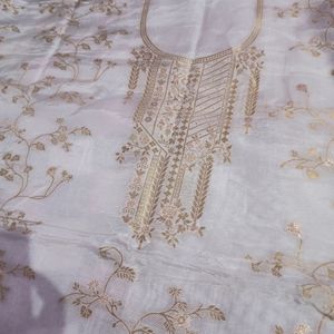 Maslin Kurta And Dupatta Set Dyeable