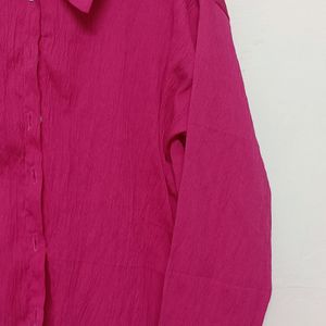 Pink Wrinkled Shirt