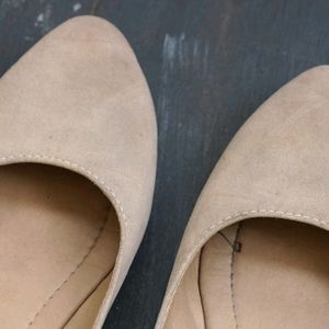 Marie Claire Suede Ballerinas