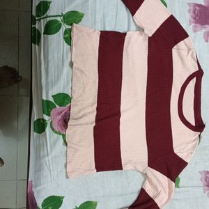 bodycon peach and wine top for xl(NEW PRICE!!!)