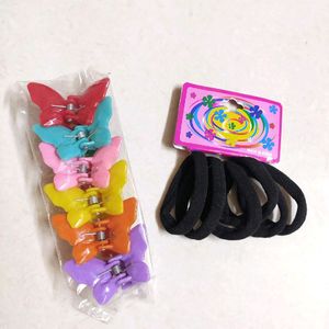 Set Of Clips+Rubberbands & Freebie