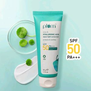 Plum Cica & Hyaluronic Acid SPF 50 PA+++ Sunscreen