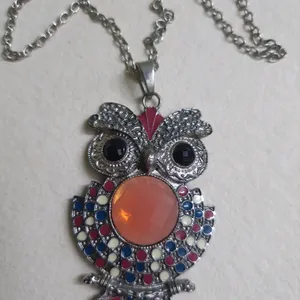 Long Boho Y2K Owl Pendant Necklace