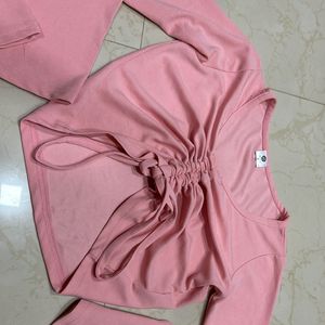 String Pink Top