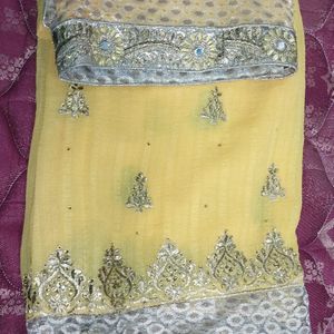 Designer Sarees With Stitched Blouse