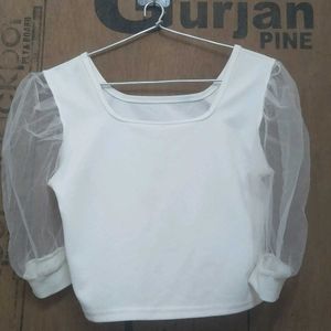 White Formal  Top