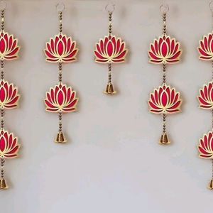 Diwali Offer💥Lotus Jhumki Bandanwar Door Hanging