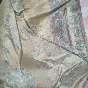 Kalamkari print saree