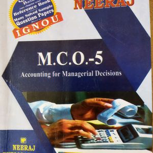 Ignou M.Com 2nd Year Books Set. 6 Book Set Of Mcom