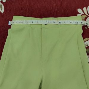 Regular Fit Green Trousers