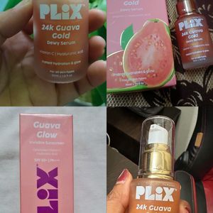 Plix Gold Serum & Sunscreen Combo 2