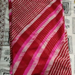 Used Saree With Malti Colour In Lehriya