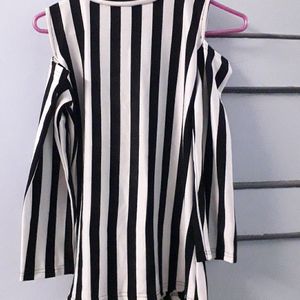 Party Wear Striped Top