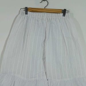 White Palazzo Pant For Women's