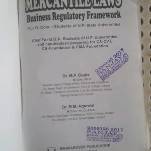 Mercantile Law Book