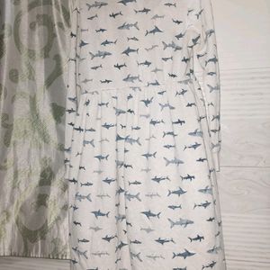 Shark Print Cute Top✨️