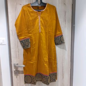 Cotton Silk Kurti Xxl Size ( 44)