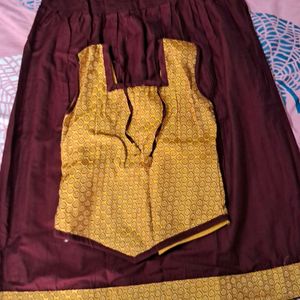 Beautiful, Traditional, Blouse N Skirt For Girls