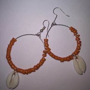 Brown Beads  Earing