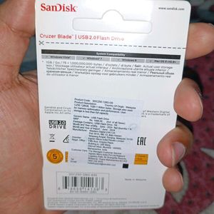 SANDISK PENDRIVE 128GB NEW SEALED PACK