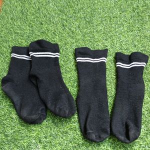 2 Pairs Of Black Socks