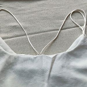 Casual Double Spaghetti Strap V Neck Strappy Back