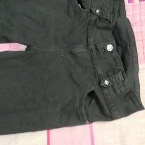 slim Fit Denim Black Jeans