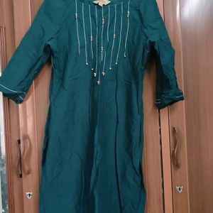 Anouk Green Kurti M Size