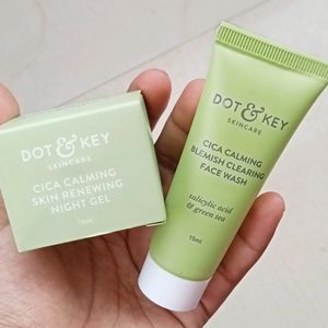 DOT & KEY CICA CALMING NIGHT GEL AND FACE WASH