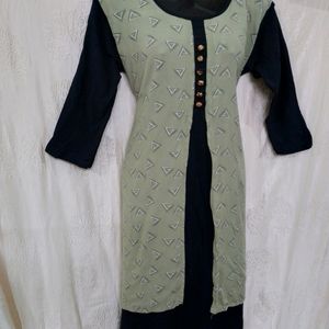 Navy Blue Kurta