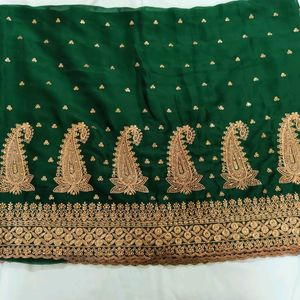 New Fancy Saree With Blouse Unused