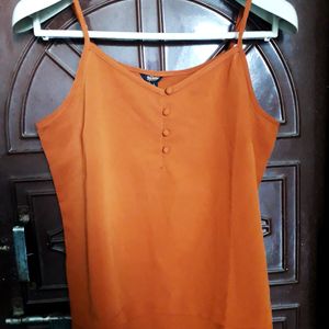 Roadster Brown Noodle Strap Top