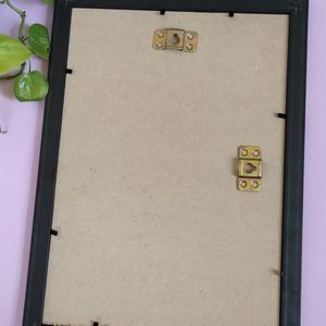 Black Zodiac Photoframe With Name and A Handwritten Note