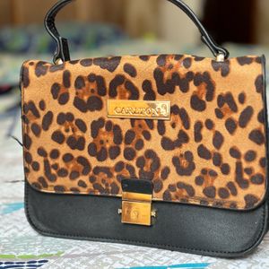 Cartlon London Leopard Print Bag