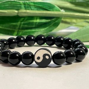 Boys Yin Yang bead bracelet