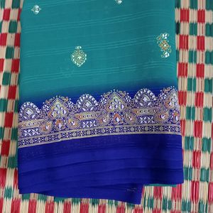 Bahubali Color Combo Printed Designer Saree