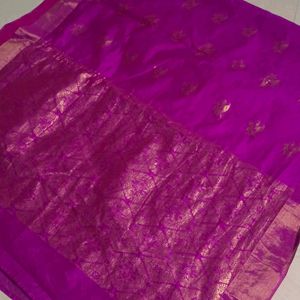 Cotton Silk Women Gadwal Saree