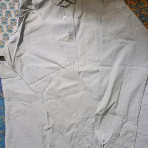 Pure Cotton Slim Fit Shirt (Size- 39 Cm)