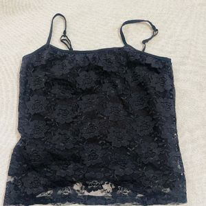 Black Bralet Crop Top