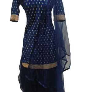 New Party Wear Kurta Sharara Set