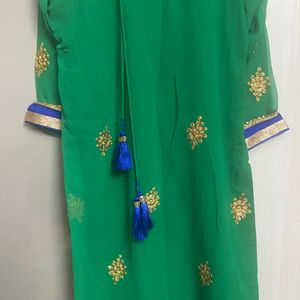 Green Kurta Set