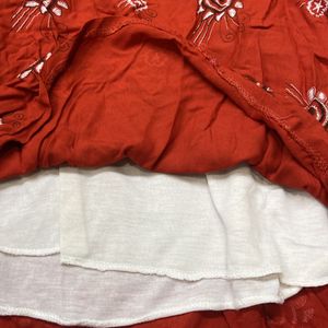 Red Full Sleeves Top