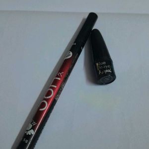 3 Combo Mattc Lipstik Maroon, Kajal,eyeliner